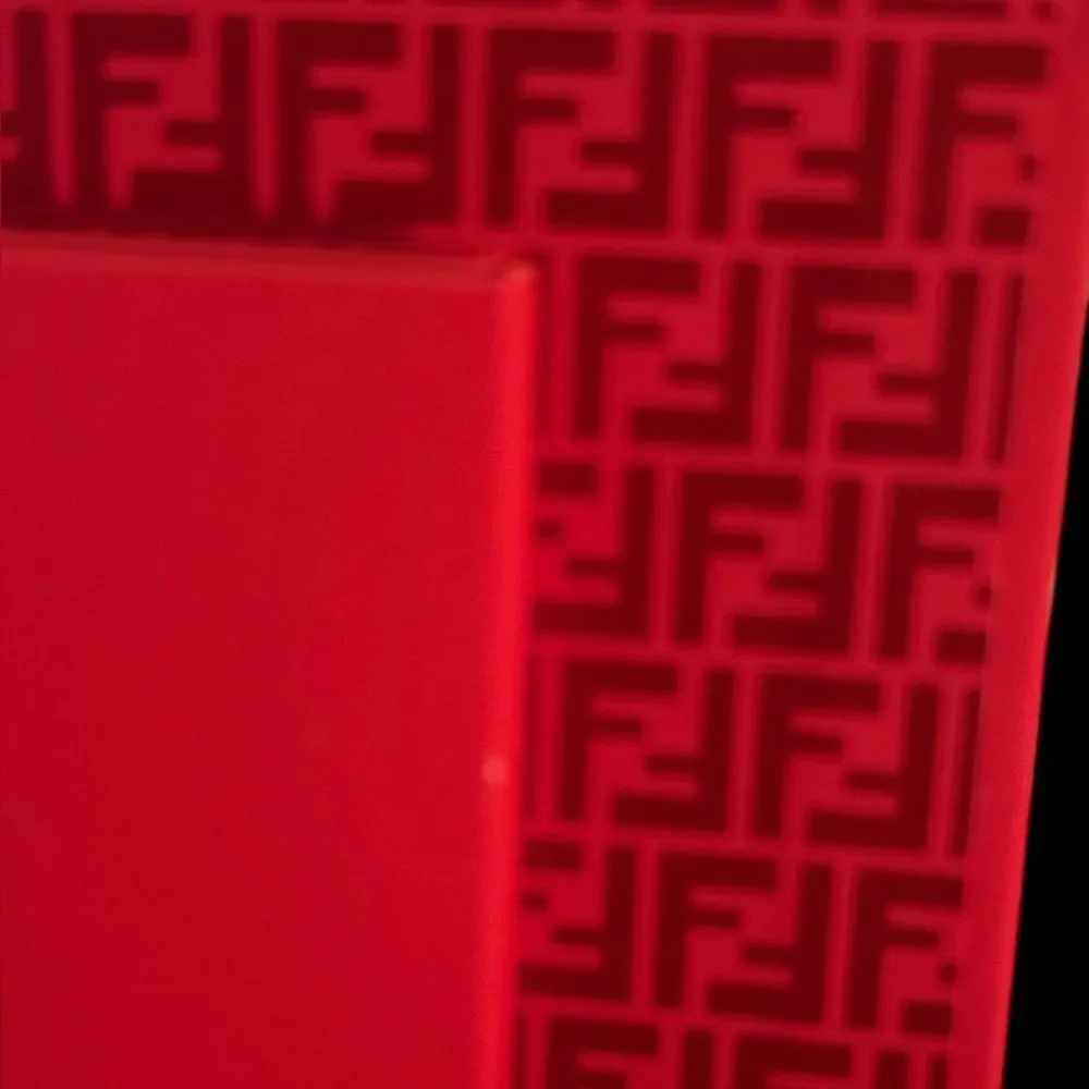 Fendi Red Dragon Motif Luxury Box Complete